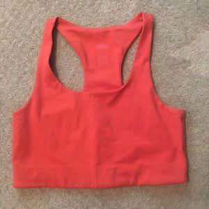 girlfriend collective paloma sports bra (coral)